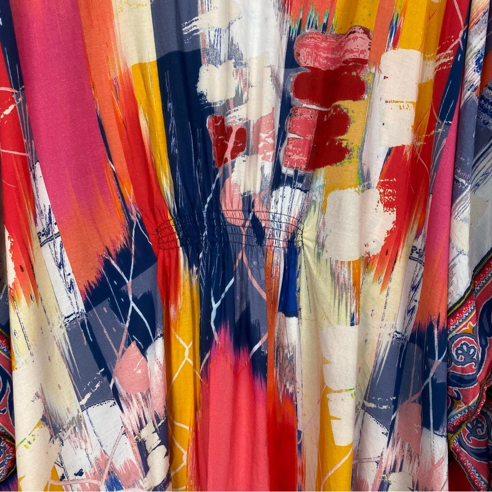 Tolani Collection Open Front Colorful Kimono Card… - image 4